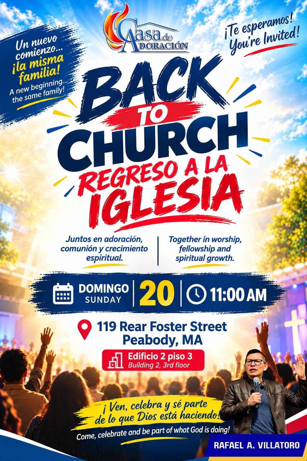 SERVICIO ESPECIAL BACK TO CHURCH
